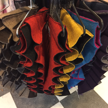 SHAWLKRAAG WOLVILT overzicht