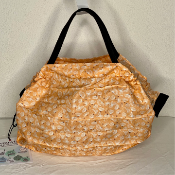 VOUWTAS origami (oranje-witte bloem)